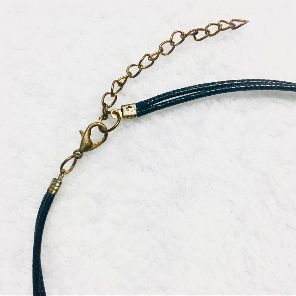 Teardrop Stone Date Night Statement Necklace Costume Jewelry - Picture 6 of 6